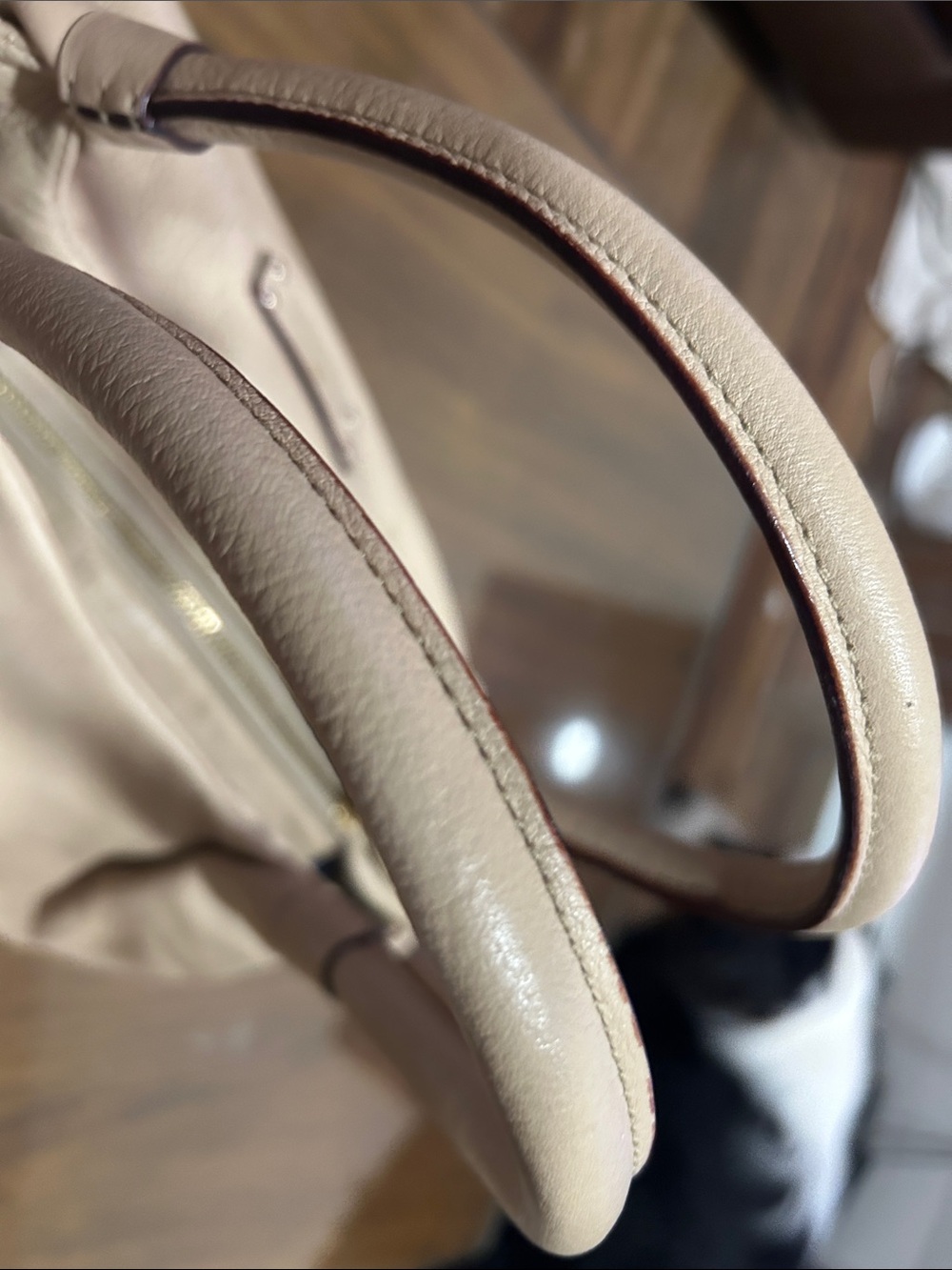 kate spade Cream Pebbled Leather Shoulder Bag - Picture 4 of 6